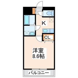 パークサイド島崎の物件間取画像